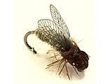 Муха от Василича &quot;Овод-серяк&quot; № W6 вес.0.30gr.16mm. d-4.0mm. №10 крючёк купить
