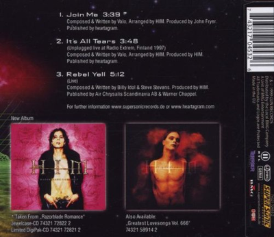HIM Join Me CD Single, Синглы HIM, Альбомы HIM, Иностранные журналы в Москве в России, Intpressshop