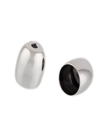 Концевик 5х7 мм "Zlatka" цвет серебро