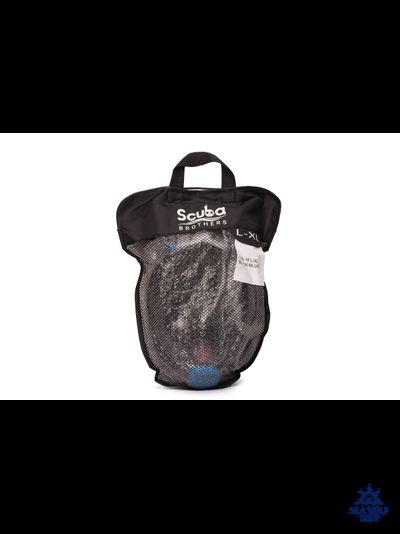 Маска полнолицевая Scuba Brothers Beatle Black/blue S/M