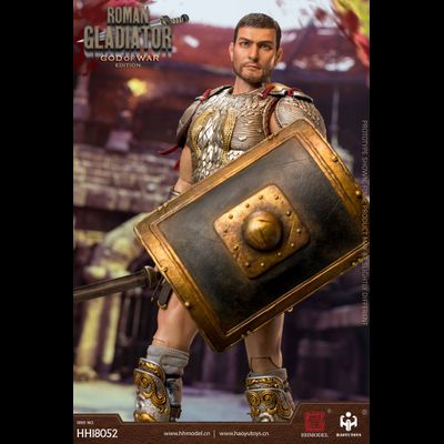 Римский гладиатор в чешуйчатой броне - КОЛЛЕКЦИОННАЯ ФИГУРКА 1/6 scale Imperial Legion Roman Gladiator Ares Version (HH18052) - HAOYUTOYS