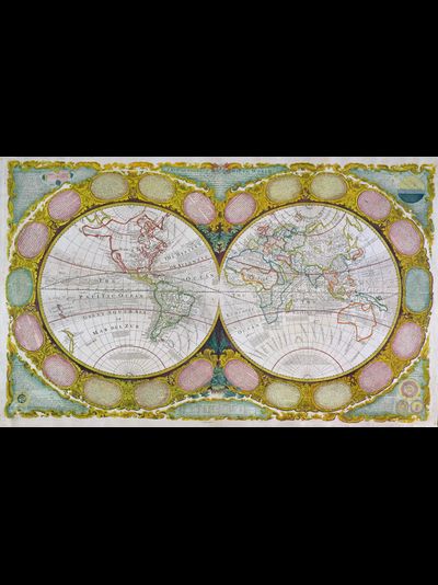 Картина обогреватель, фото старинной Карты Роберт Уилкинсон