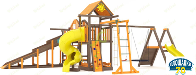 Всесезонная площадка IgraGrad С Мостик 2 с трубой SF Новосибирск