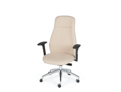 Кресло офисное Мальта бежевая ткань