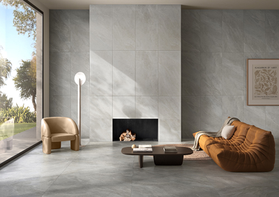 SlateStone, 60х120 см, керамогранит, Серый Матовый R10B Ректификат, K958016R