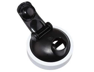 Шейкер спортивный "Альфа Каприз" BF-SSH-40-740, белый/серебристый