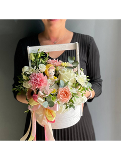 КОМПОЗИЦИЯ С ФИГУРКОЙ В КАШПО - (АРТ. К59)