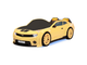 Кровать-машинка объемная (3d) EVO "Camaro" желтый (с подъемным механизмом и бельевыми ящиками)