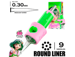 9 RLMT/0.30 - Round Liner Medium Taper - PEACH