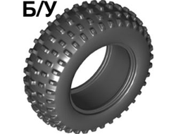 ! Б/У - Tire 75.1 x 28 Spiky Tread, Black (69909 6321710 6536713) - Б/У