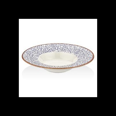Тарелка глубокая d 25 см 400 мл для пасты, для супа Edera Bone