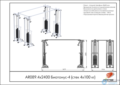 Биотонус-4 (стек 4х100 кг)