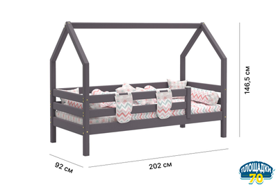 Кровать с надстройкой "Соня" Лаванда