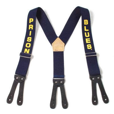 Подтяжки Prison Blues® Y-back (тип Lee) с кожаными петлями