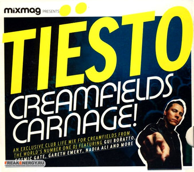 Mixmag Magazine August 2009 presents CD Tiesto Creamfields Carnage