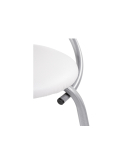 Стул на металлокаркасе Tankard белый полимер / светлый мусс