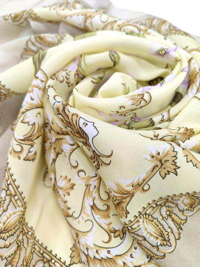 Павловопосадский платок  Пармские фиалки 1382-3