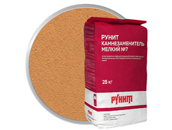 Рунит камнезаменитель мелкий №7 доломит охра золотистая 25 кг