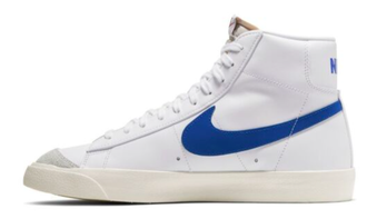 Nike Blazer Mid 77 Vintage White (Белые с синим)