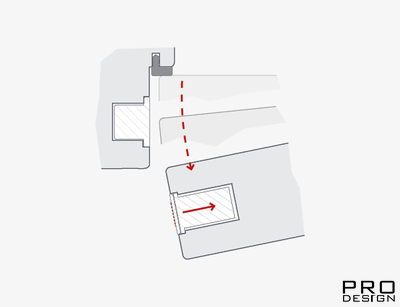 Магнитная защелка AGB (АГБ) регулируемая Touch (матовый хром) с лицевой планкой