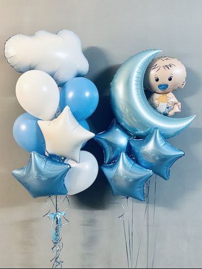 НАБОР ШАРОВ С ГЕЛИЕМ НА ВЫПИСКУ ДЛЯ МАЛЬЧИКА №117