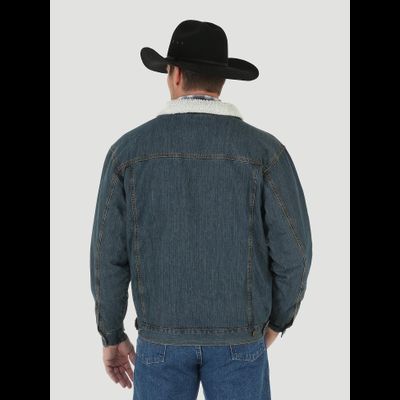Куртка Wrangler® Western Sherpa Lined Denim Trucker Jacket