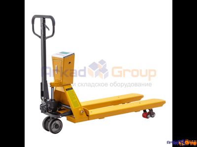 Гидравлическая тележка (рохля) с весами SBC 2500 (г/п 2,5 т, 550x1150 мм) SMART BASIC