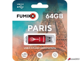 Флешка FUMIKO PARIS 64GB красная USB 2.0.