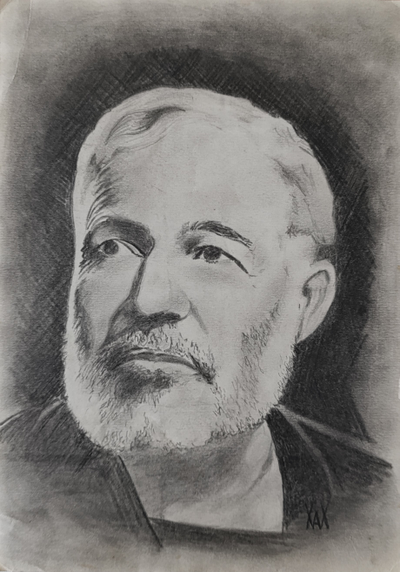 "Лев Ошанин" бумага карандаш 1972 год