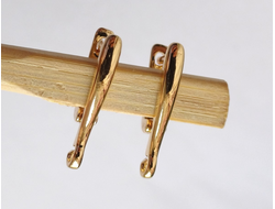 Швензы форма №9  покрытие  Люкс 1 пара  цвет золото