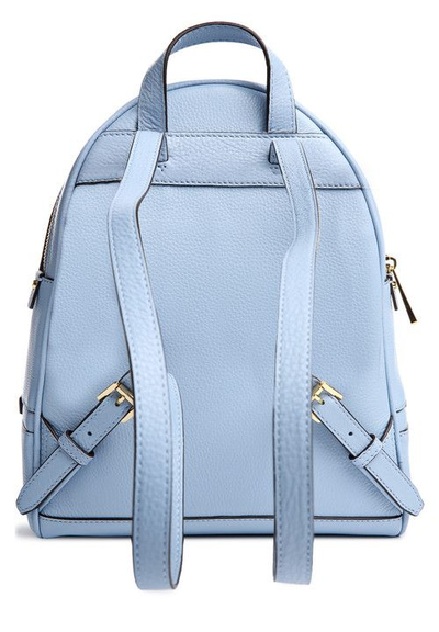 рюкзак майкл корс рхеа с заклепками голубой