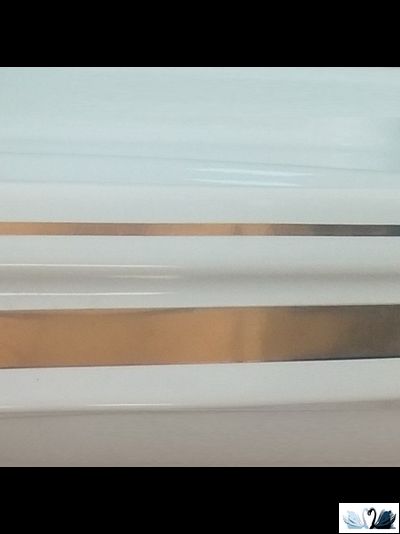 Унитаз Creavit Antik Gold AN360.001A0 напольный приставной, в комплекте с бачком AN410.A00, с золотой лентой