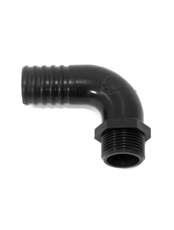 Патрубок угловой, 90 град, 25мм