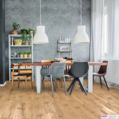 Ламинат Haro Tritty 100 Дуб Альпийский Натур 542069 32 класс толщина 8 мм с фаской 1.98 м2