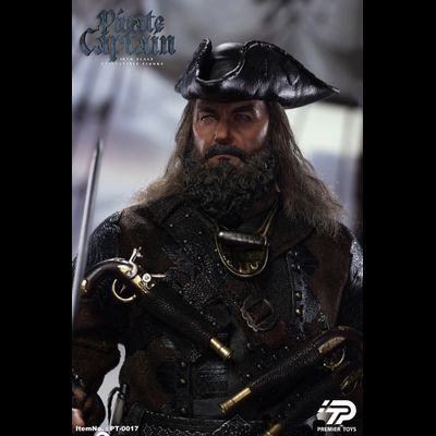 ПРЕДЗАКАЗ - Черная Борода, Эдвард Тич (&quot;Черные Паруса&quot;) - Коллекционная ФИГУРКА 1/6 Pirate Captain (PT-0017) - Premier Toys ?ЦЕНА: 22900 РУБ.?