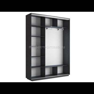 Шкаф-купе Трио-Фото (Абстракция серая) 1800*450*2200