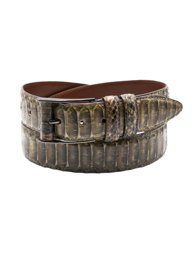 Ремень мужской 38 мм PY-z-0008 из змеиной кожи