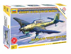 Сборная модель: (Звезда 7323) Немецкий пикирующий бомбардировщик Юнкерс Ju-87 B2 на лыжах