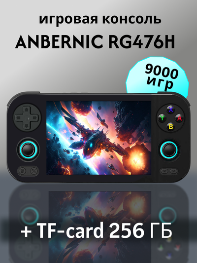 Портативная игровая консоль ANBERNIC RG476H  128Gb+TFcard 256Gb