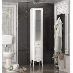 Пенал Opadiris Брунелла 38 белый матовый, правый