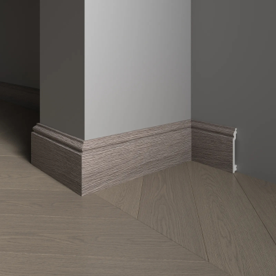 Напольный плинтус Decor-Dizayn 701-80SH, влагостойкий, ударопрочный, 2,4 метра