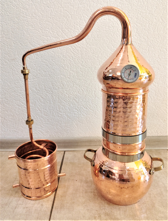 Аламбик с колонной 1л-15л Португалия CopperCrafts арт.1463