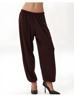 Шаровары из мягкого трикотажа (шоколадный)