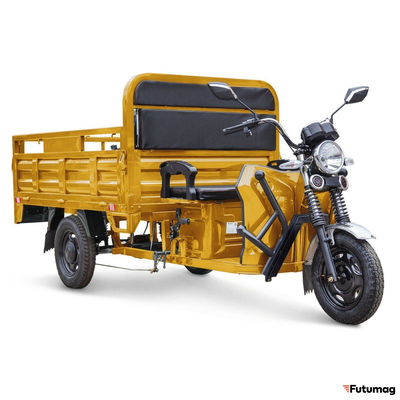 Электротрицикл Rutrike D4 Next 1800 60V1200W желтый