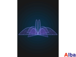 Фонтан светодиодный Лунная радуга