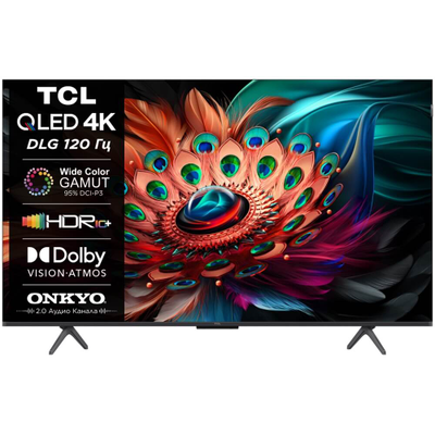 Телевизор TCL 50" 50C655 QLED 4K Smart TV Черный