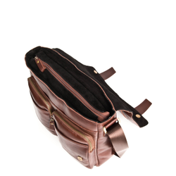 Кожаная мужская сумка Madruzzo Premium brown (арт. 
5068-53)