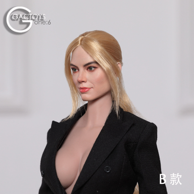Женская голова (скульпт) Марго Робби - 1/6 scale Female Head Sculpture (GC047B) - GACTOYS