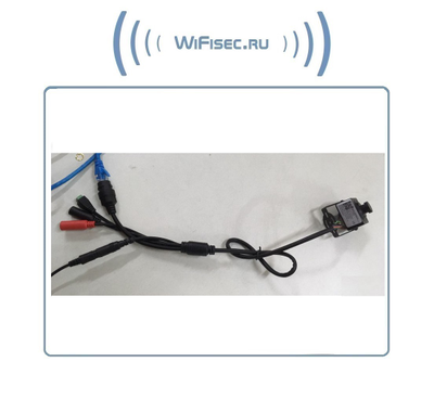 WiFi/LAN видеокамера с DVR и выходом для подключения микрофона, Full HD 2 Mp