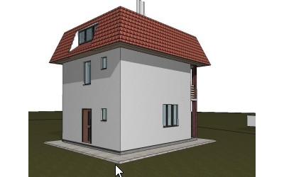 Двухэтажный дом с одной спальней 55м² (S22)